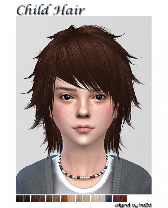 Sims 4 Nightcrawler & ha2d child hairs edit at ShojoAngel