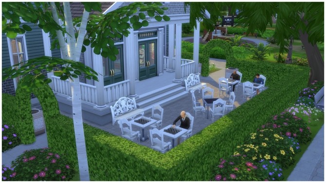 Sims 4 Lakeview Library No CC by Jasmea at Mod The Sims