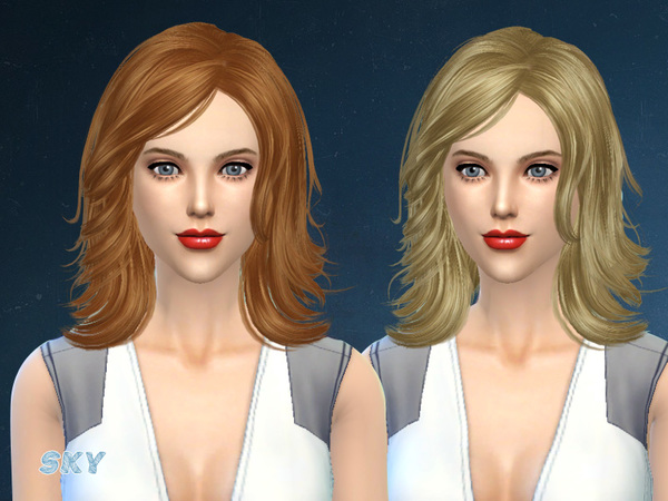 Sims 4 Terry Hair 018 by Skysims at TSR