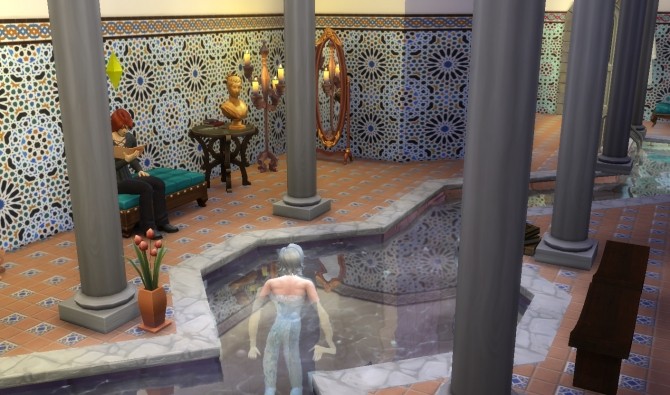 Sims 4 Alhambra Floor and Wall by Velouriah at Mod The Sims