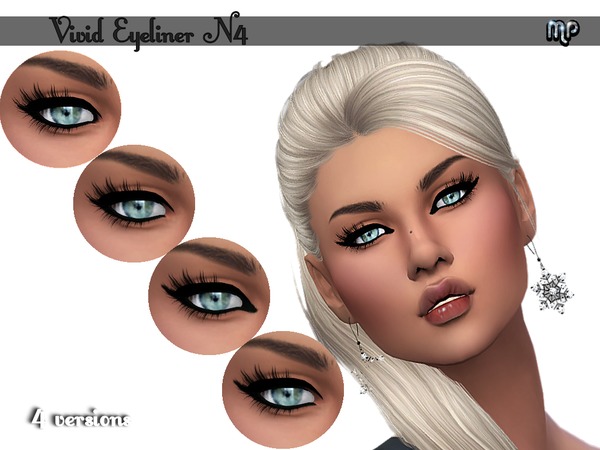 Sims 4 MP Vivid Eyeliner N4 by MartyP at TSR