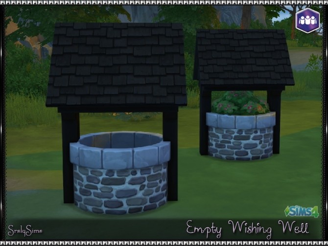Sims 4 Empty Wishing Well at SrslySims