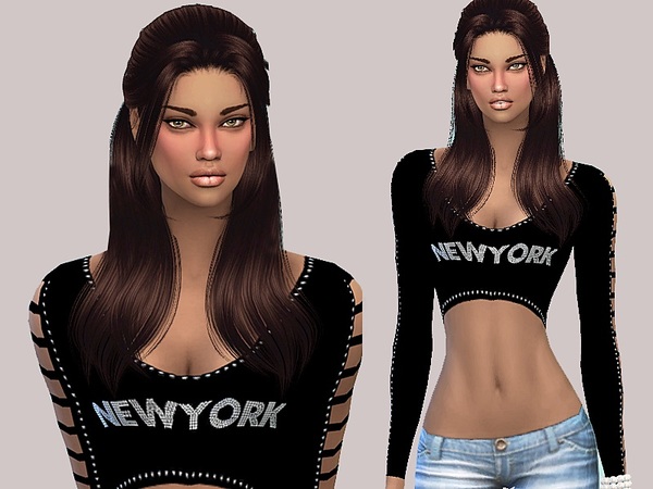 Sims 4 Emily by yvonnee at TSR