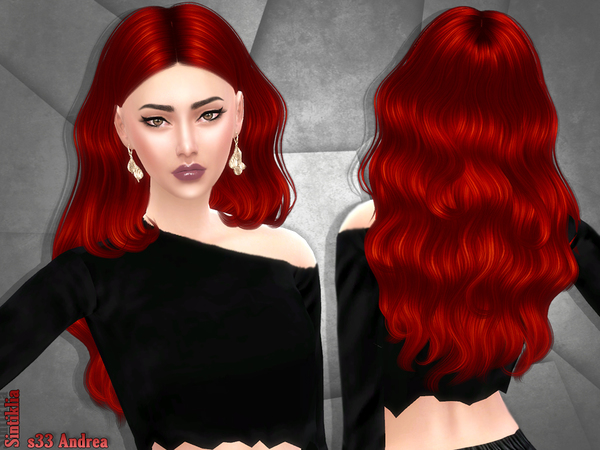 Sims 4 Hair s33 Andrea by Sintiklia at TSR