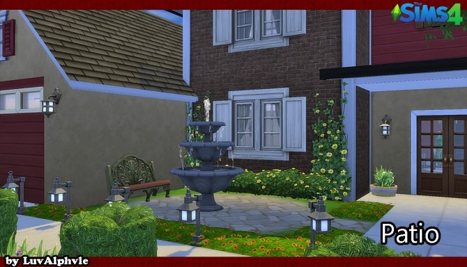 Sims 4 Suburban Craftsman house by luvalphvle at Mod The Sims