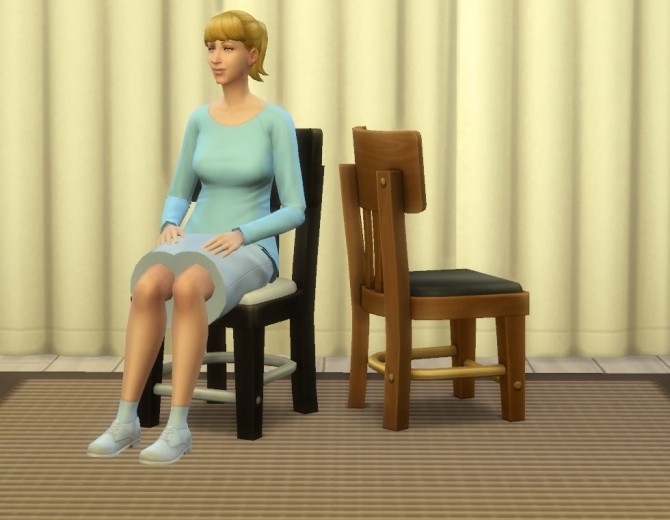 Sims 4 Old Local Comfy Dining Chair by plasticbox at Mod The Sims