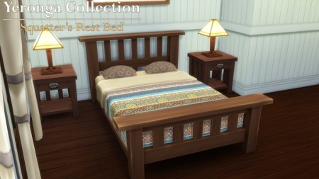 Squatter’s Rest Bed (Yeronga Collection) by Beefysim1 at Mod The Sims