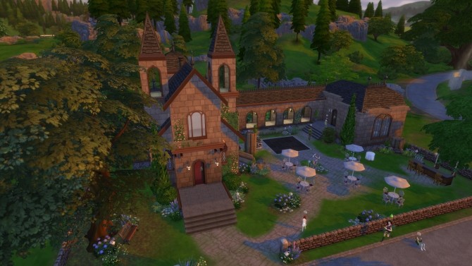 Sims 4 The Priory medieval chapel party venue at Simply Ruthless