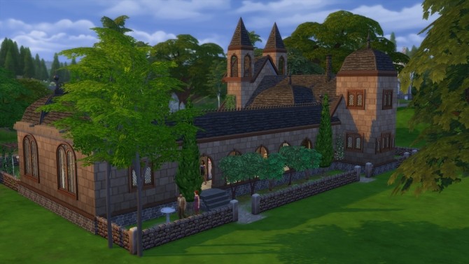 Sims 4 The Priory medieval chapel party venue at Simply Ruthless