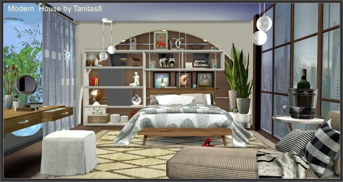 Sims 4 Modern House at Tanitas8 Sims