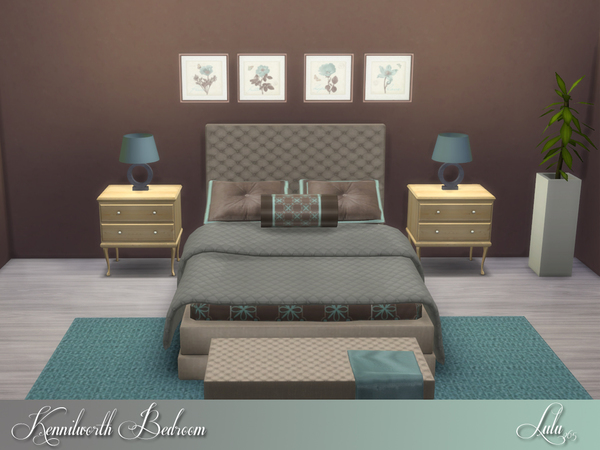 Sims 4 Kenilworth Bedroom by Lulu265 at TSR