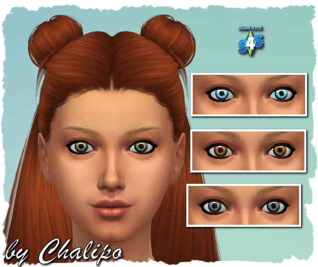 Sims 4 Eye colors by Chalipo at All 4 Sims