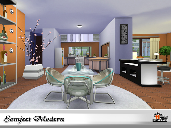 Sims 4 Somjeet Modern bathroom by autaki at TSR