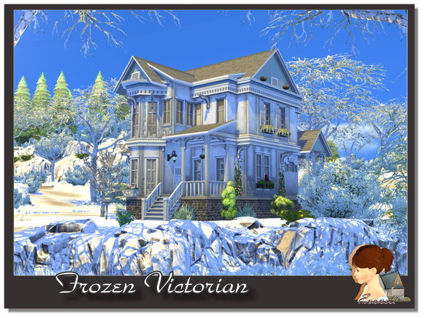 Sims 4 Frozen Victoria house by evanell at TSR