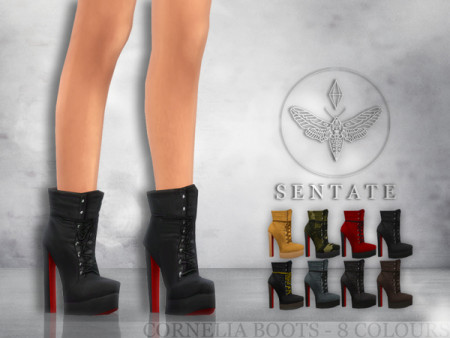 Cornelia Boots by Sentate at TSR » Sims 4 Updates