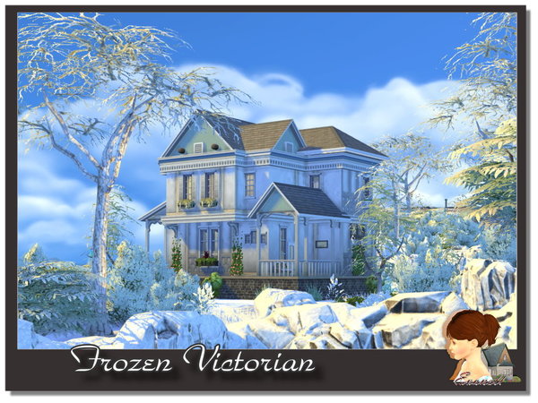 Sims 4 Frozen Victoria house by evanell at TSR