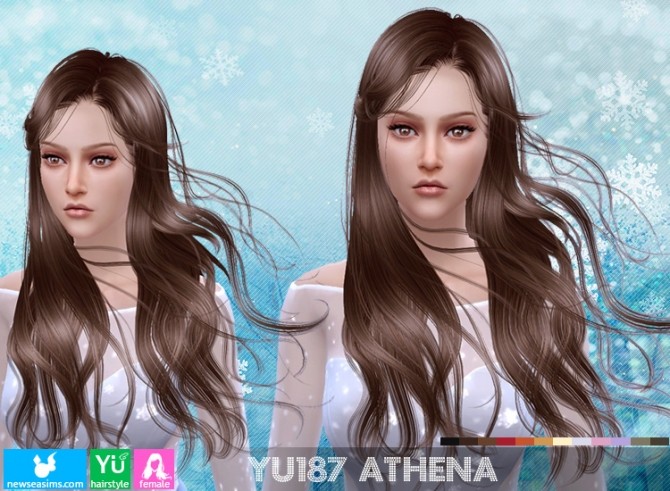 Sims 4 YU187 Athena hair (PAY) at Newsea Sims 4