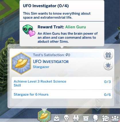 Sims 4 UFO Investigator Aspiration by r3m at Mod The Sims