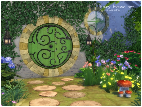 Sims 4 Fairy House set by Severinka at TSR
