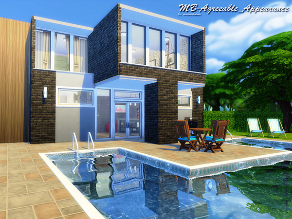 Sims 4 MB Agreeable Appearance house by matomibotaki at TSR
