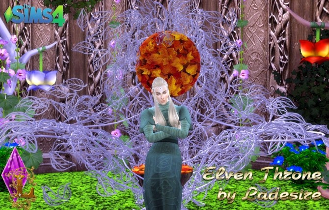 Sims 4 Elven Throne at Ladesire