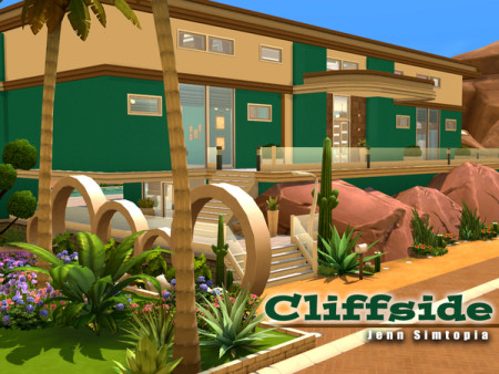 Cliffside house by Jenn Simtopia at TSR