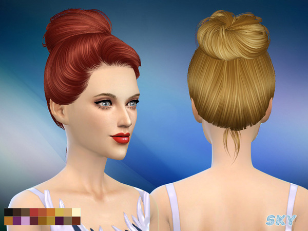 Sims 4 Hair 144 by Skysims at TSR