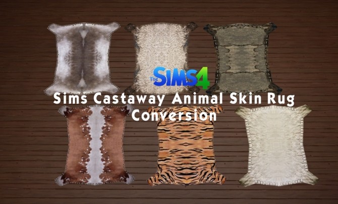 Sims 4 Animal Skin Rug by Anni K at Historical Sims Life