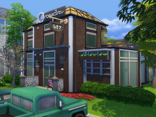 Sims 4 Private Retail Lab by Ineliz at TSR