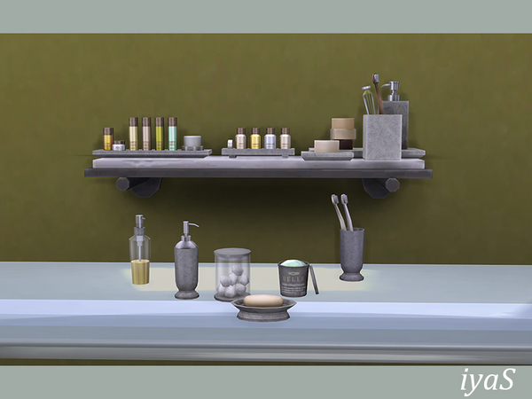 Sims 4 Belle Cosmetics Set by soloriya at TSR