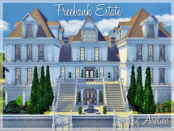 Sims 4 Freebank Estate by Arelien at TSR
