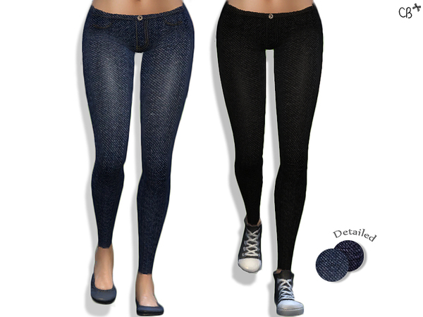 Sims 4 Fashionable skinny jeans by CherryBerrySim at TSR