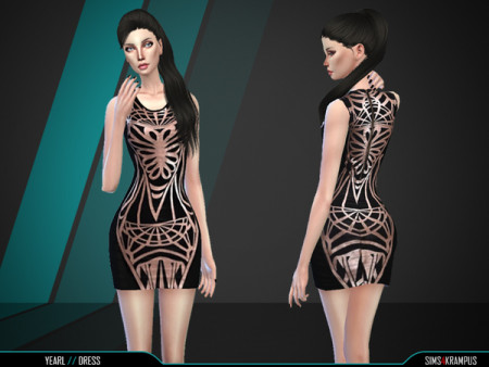 Yearl Dress by SIms4Krampus at TSR