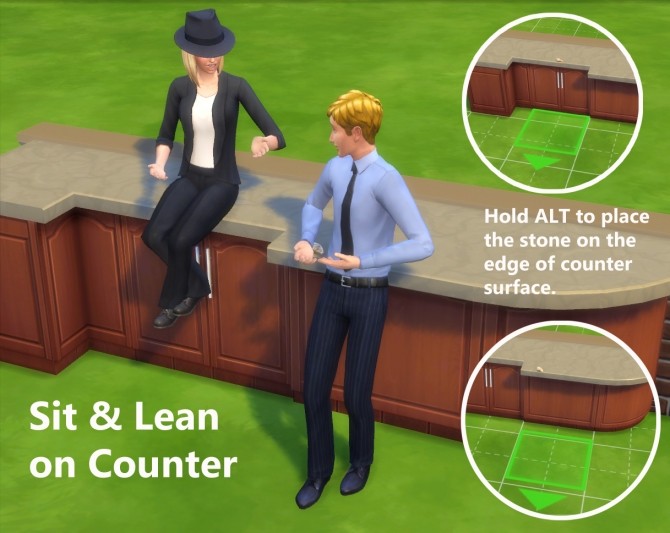 Sims 4 Sit & Lean on Fence Mod by Artrui at Sims 4 Studio