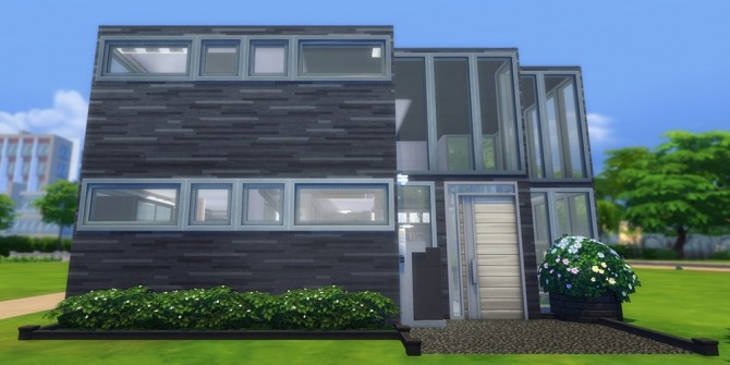 Sims 4 Garden Dioxide house by Alrunia at Mod The Sims