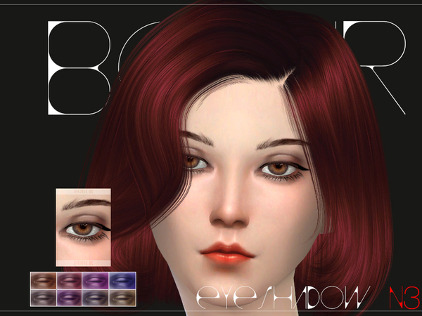 Sims 4 Bobur Eyeshadow N03 by Bobur at TSR