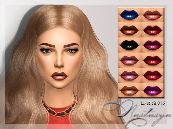 Sims 4 Lipstick 013 by Nastasya at TSR