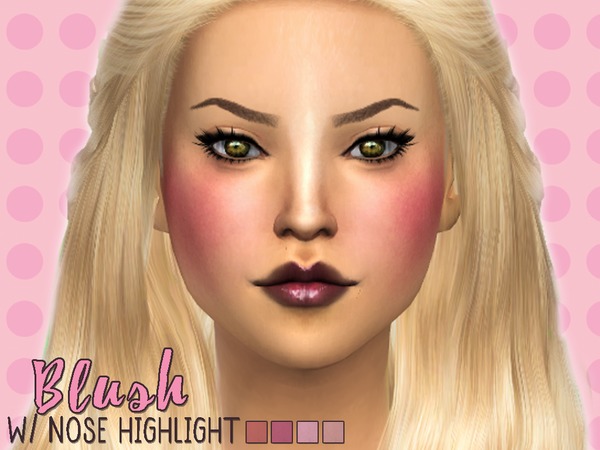 Sims 4 Rosy Blush by SenpaiSimmer at TSR