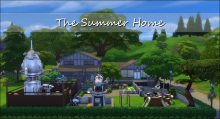 The Summer Home (no CC) by MagpieMe at Mod The Sims