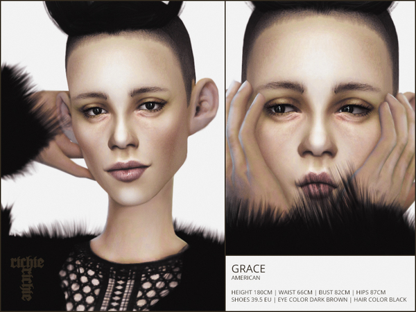 Sims 4 Grace by richie richie t at TSR