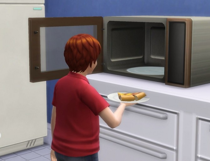 Sims 4 Microwave Pizza by plasticbox at Mod The Sims