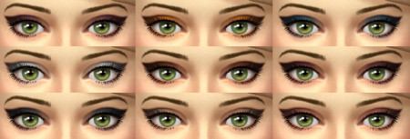 Venice Collection 9 Eyeshadow Recolors by emigods at Mod The Sims