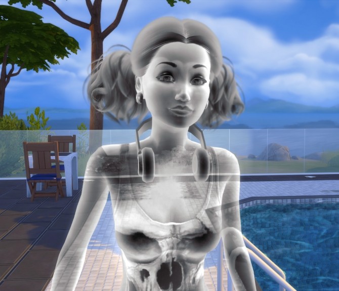 Sims 4 Murmur (YA Lady Ghost) by Alrunia at Mod The Sims