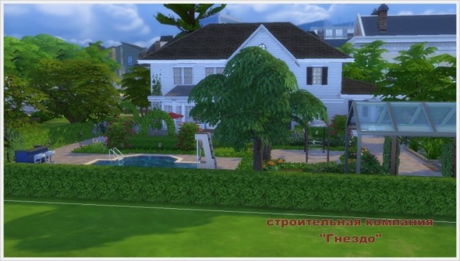 Sims 4 Goodwin frame house and yard at Sims by Mulena