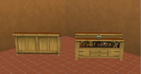 TS3 Mission-Style Diningroom Converted by Zahkriisos at Mod The Sims