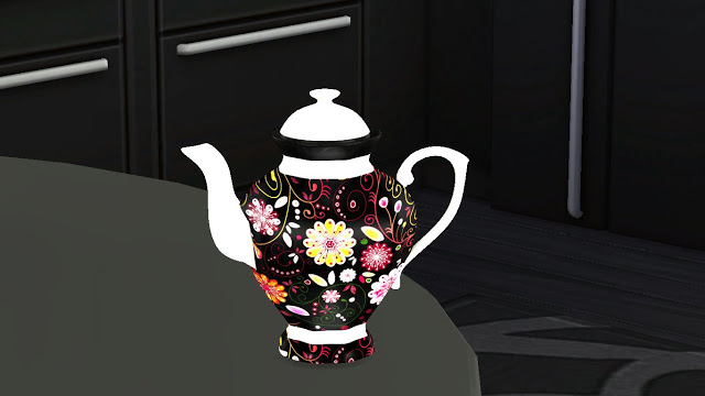 Sims 4 Classic Themed Functional Tea Set at Sanjana sims