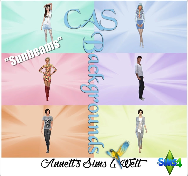 Sims 4 Sunbeams CAS Backgrounds at Annett’s Sims 4 Welt