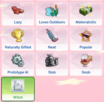 Witch Trait by MamaCallie at Mod The Sims