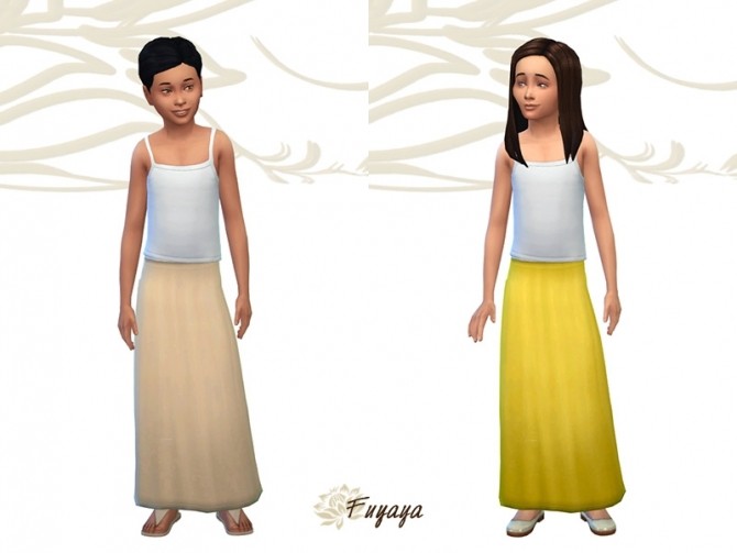 Sims 4 Wiccandove skirt by Fuyaya at Sims Artists