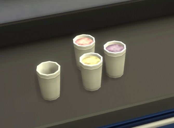 Sims 4 Three Fruit Shakes by plasticbox at Mod The Sims
